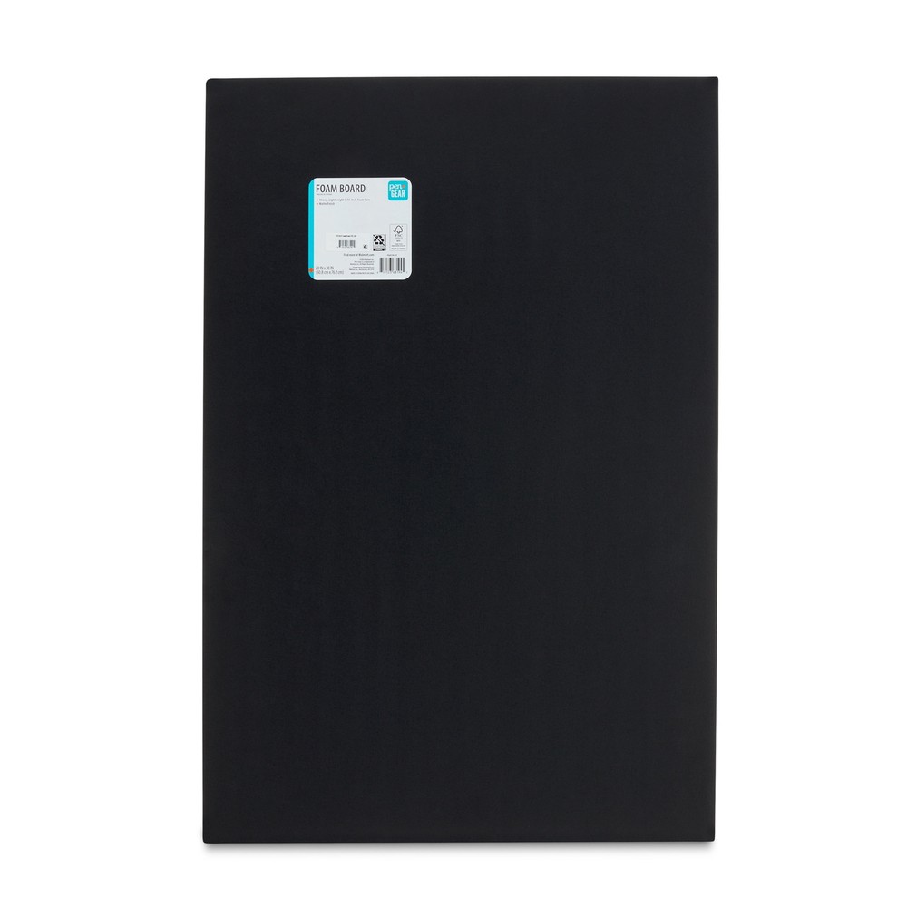 (2 pack) Black Foam Board, 20" x 30"