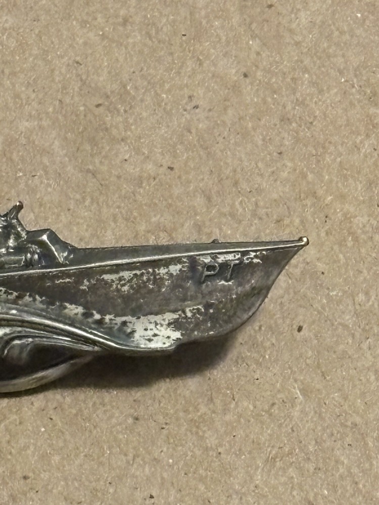 Navy Sterling Silver PT Boat Pin