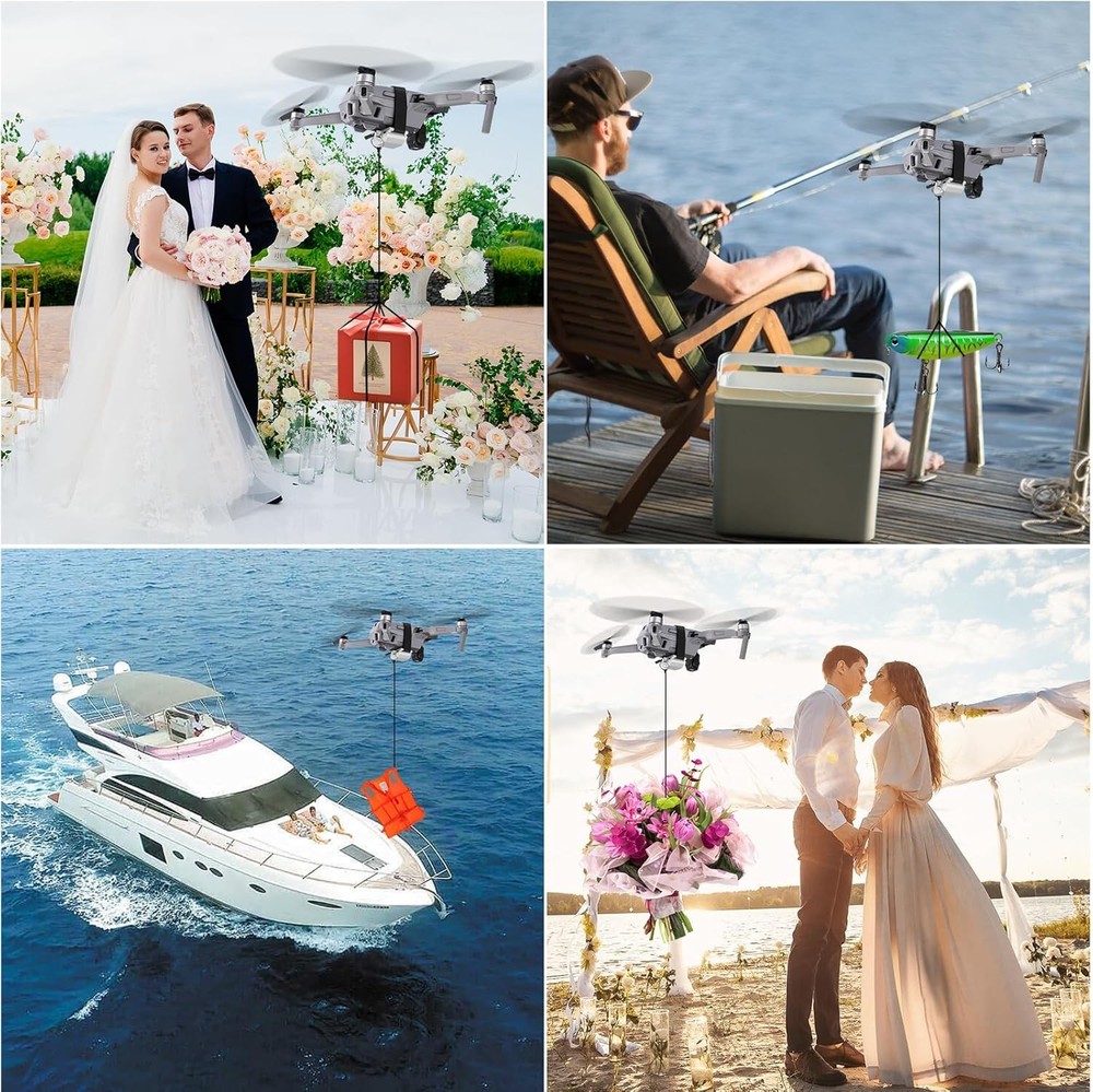 Universal Drone Airdrop System Compatible with