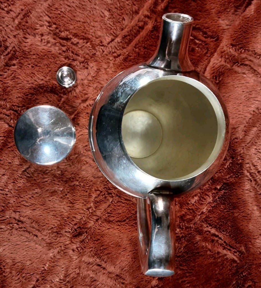 Antique Silver Plated Cocktail Pitcher Engraved