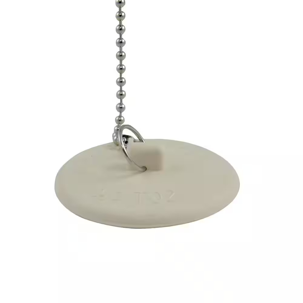 1-1/2 In. - 2 In. Universal Tub Stopper with Chain (2-Pack)