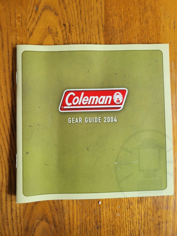 COLEMAN Gear Guide Catalog Booklet ONLY 2004