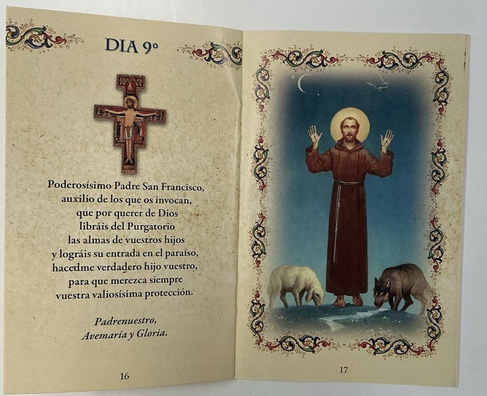 NOVENA DE SAN FRANCISCO PROTECTION PRAYERS, BLESSINGS,