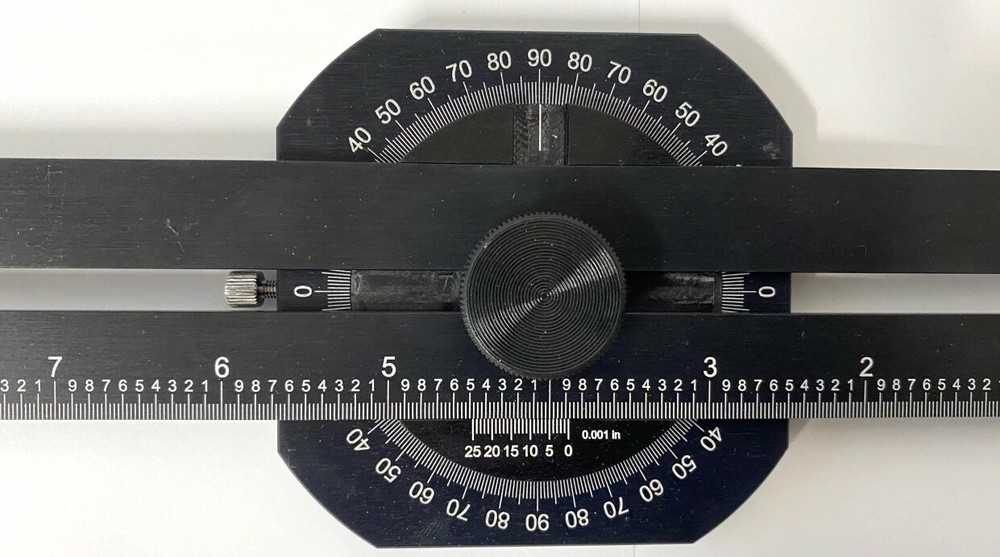 Fowler 52-441-200-0 Light Line 8" Marking Protractor