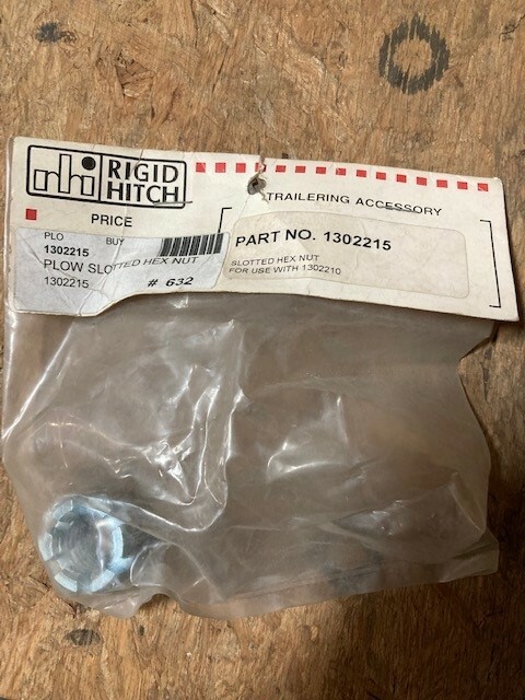 1302215 PLOW SLOTTED HEX NUT