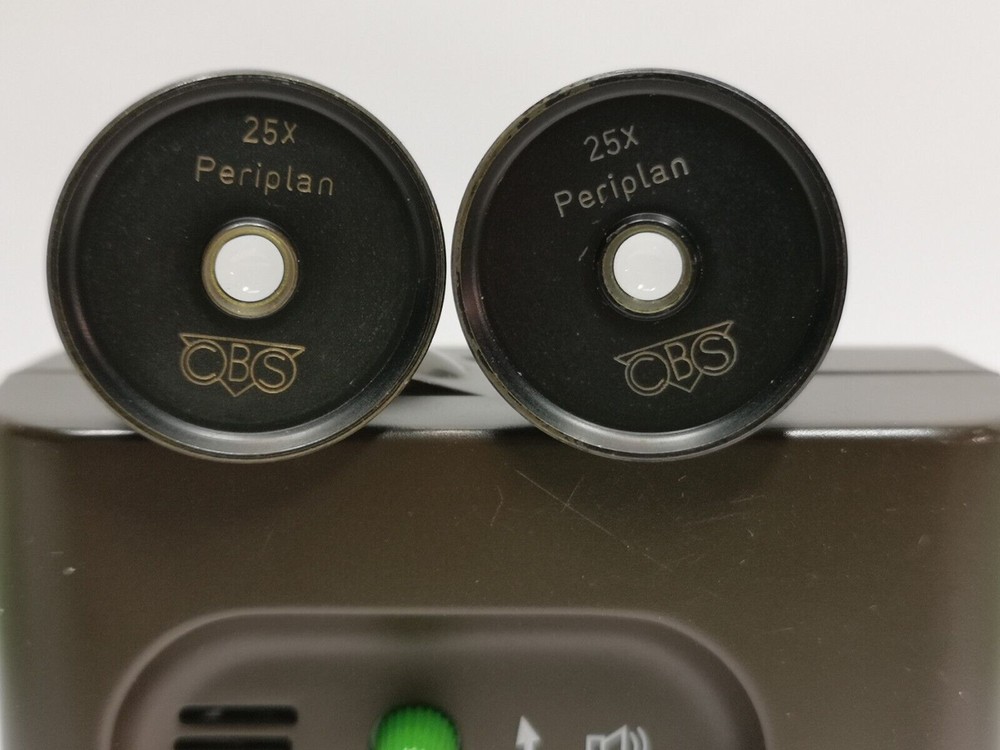 CBS microscope oculars / eyepieces pair Periplan 25x