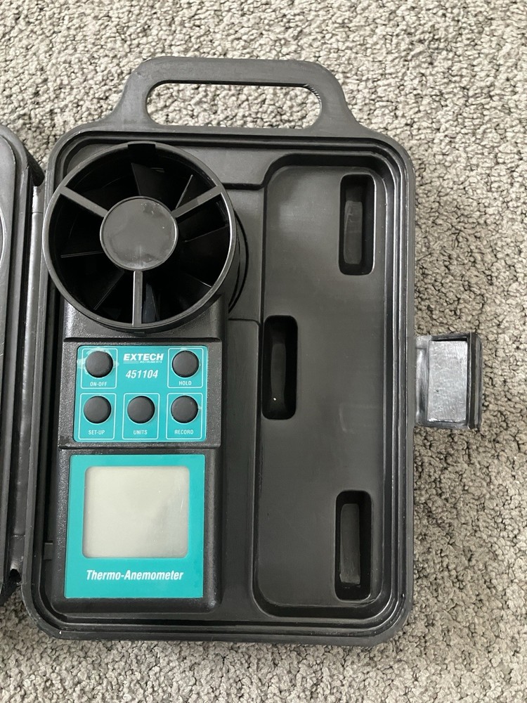 Extech 451104 Vane Thermo-Anemometer RS-232 interface for connecting to a PC