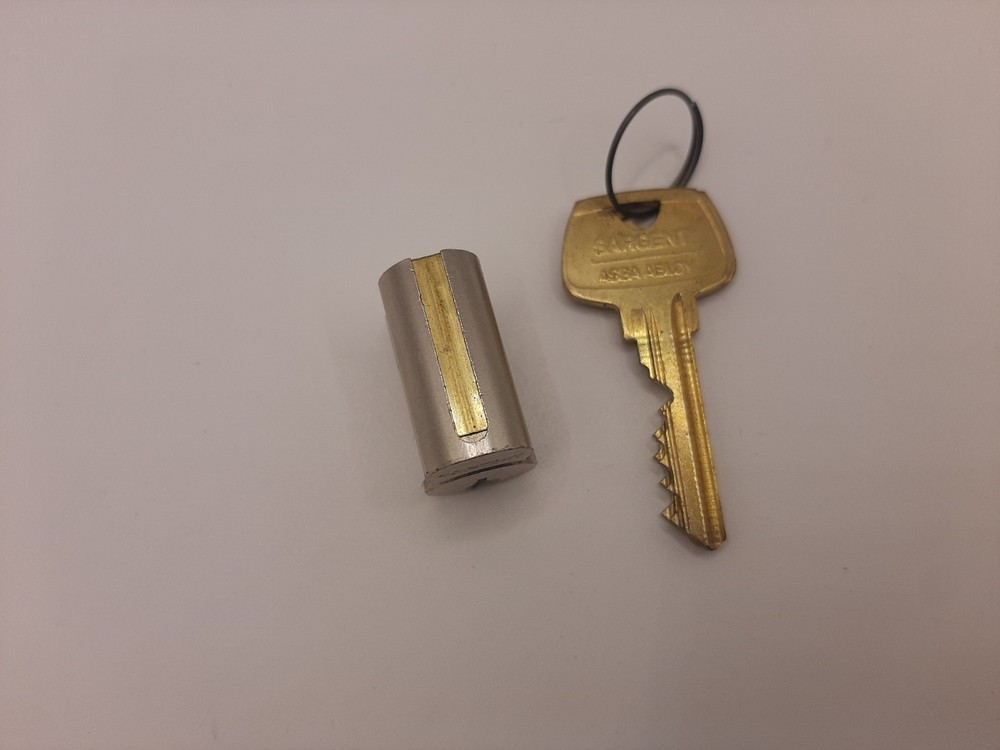 SARGENT LFIC LA KEYWAY SILVER OPERATING & CONTROL KEY INCLUDED GREAT CONDITION
