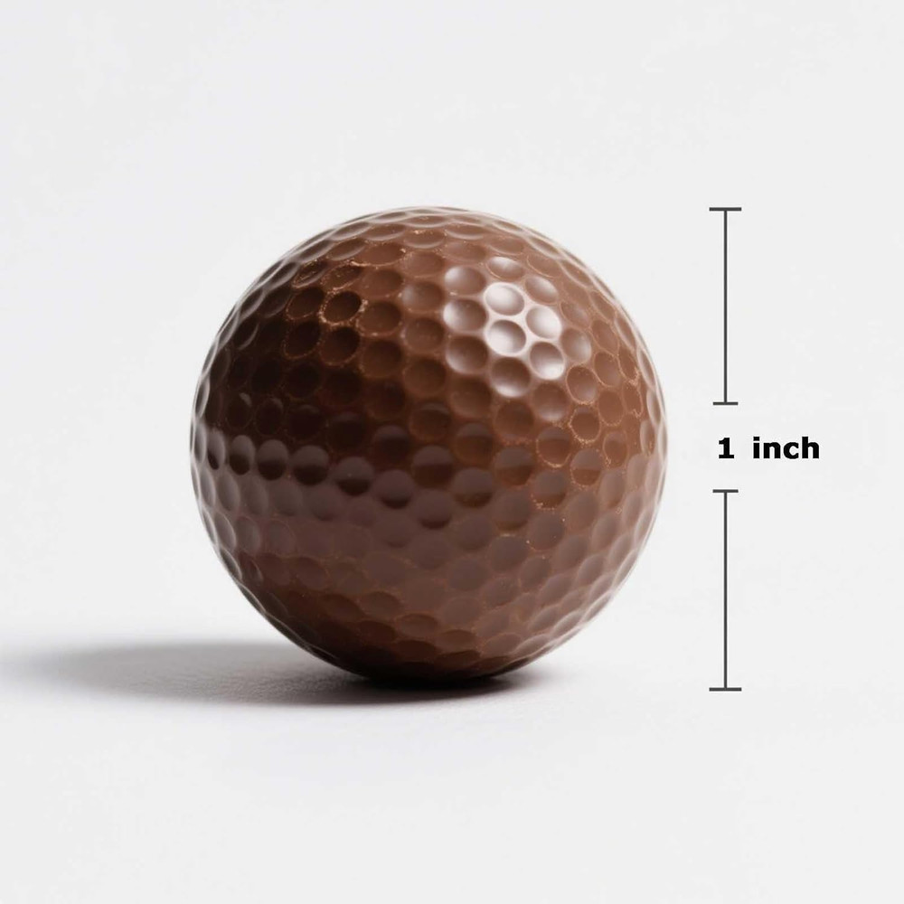 Polycarbonate Chocolate Mold for Small Golf Balls - Clear Bakeware Tool