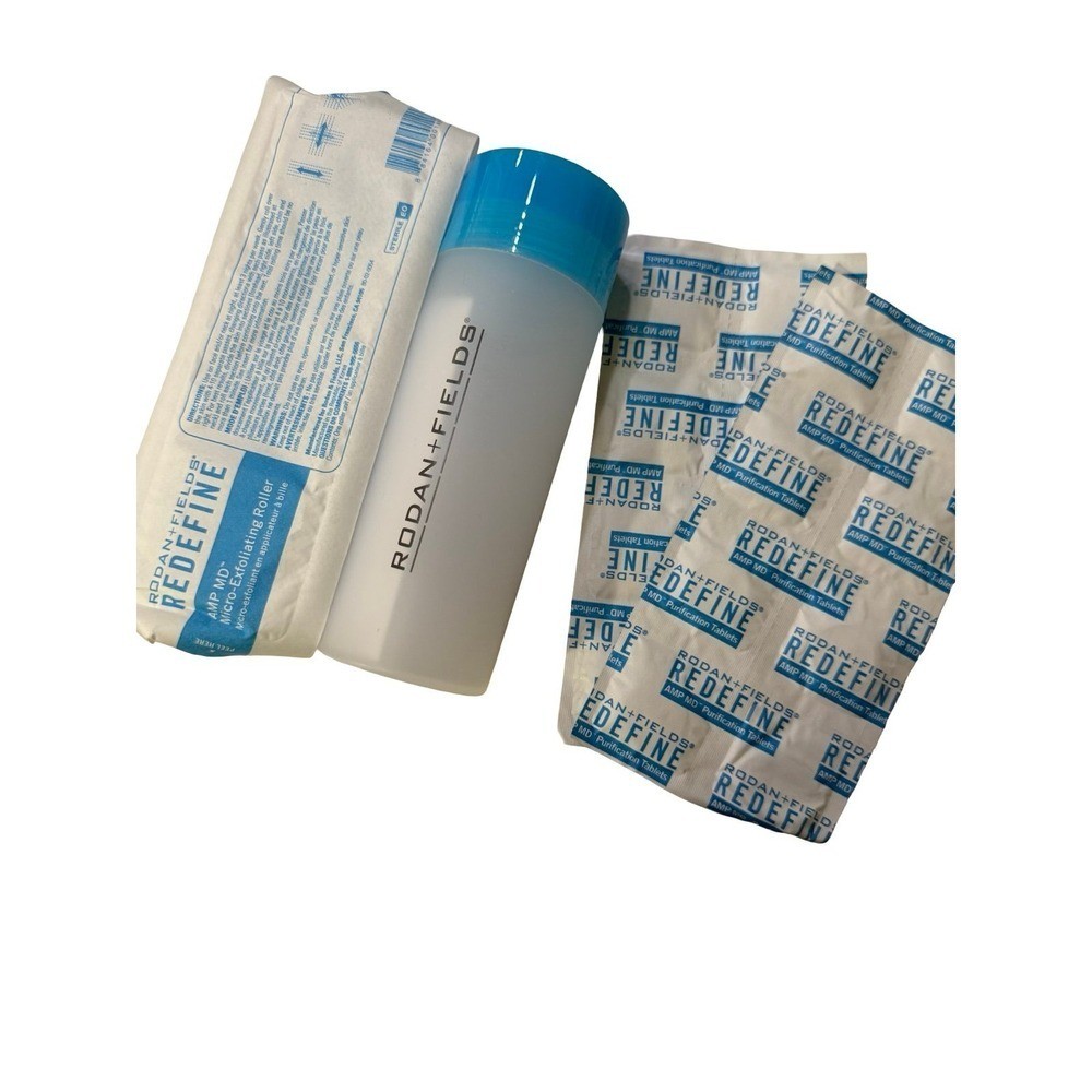 Rodan & Fields redefined AMP MD micro exfoliation roller, purification tablets