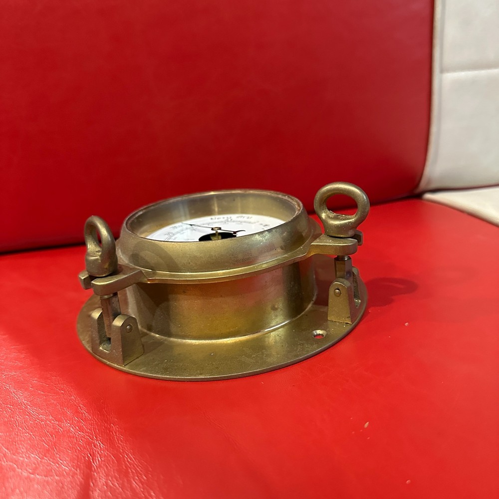 Brass Victory Port Hole Barometer