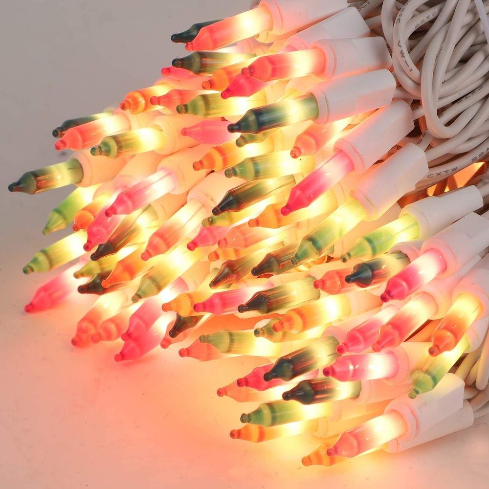 WATERGLIDE Easter String Lights, Christmas 100 Count, Multicolor, Multicolor