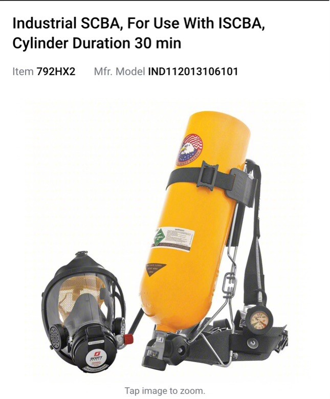 Scott Industrial SCBA Air Pack
