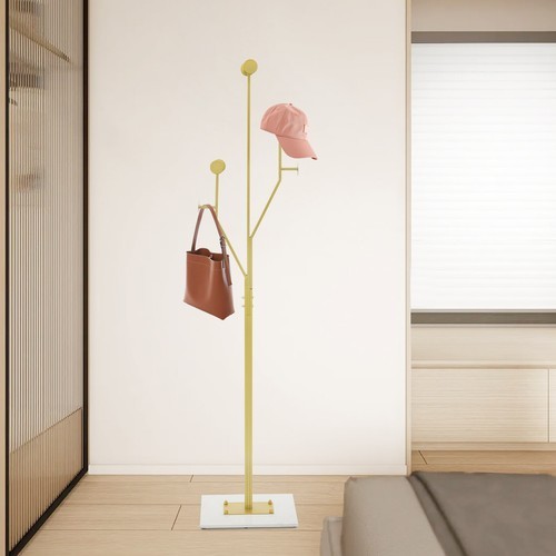 Saving Space Coat Rack Freestanding Coat Tree Branch-shaped Corner Coat Rack