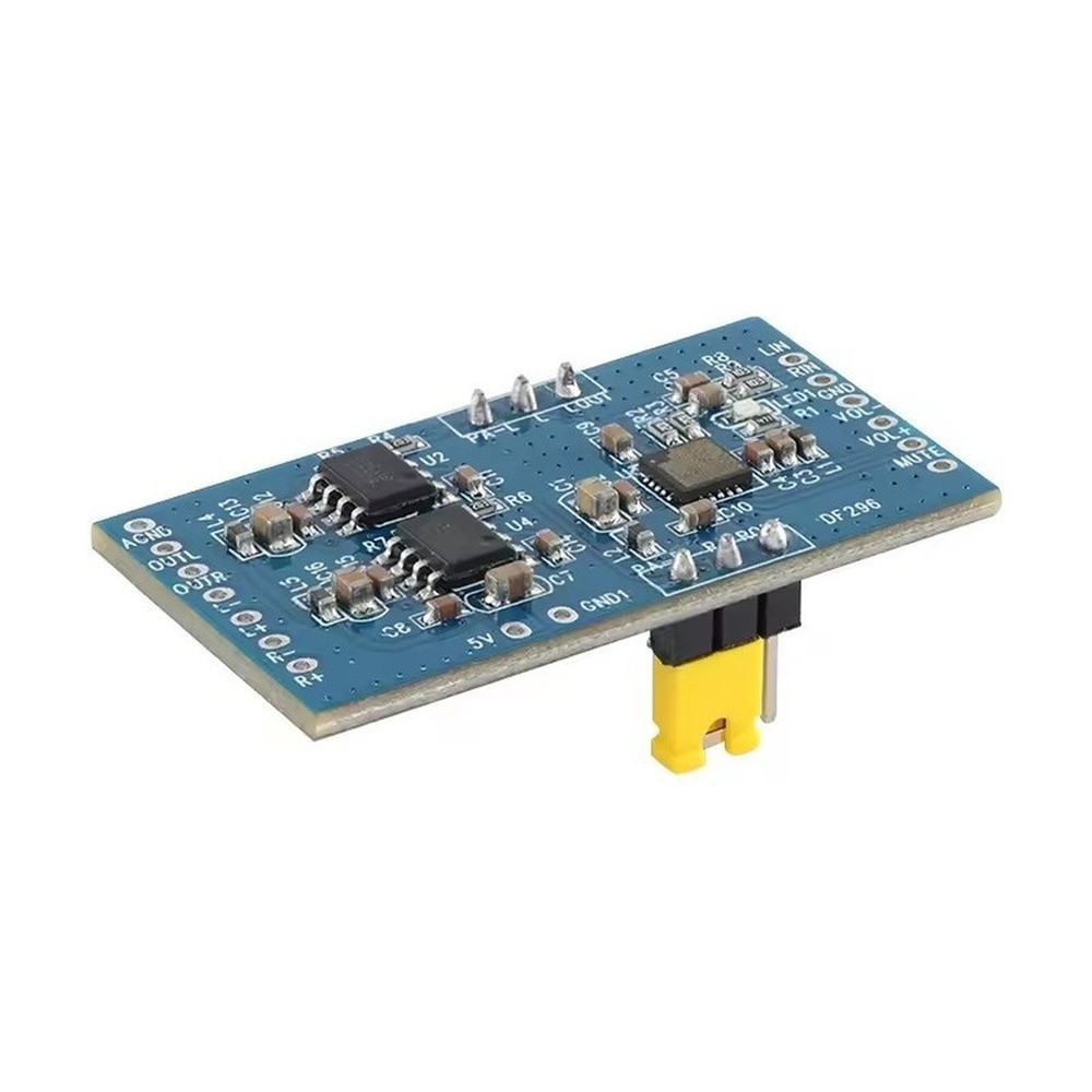 Mute Button 3W Stereo Amp Board Volume Controller Button Controls Volume Mute