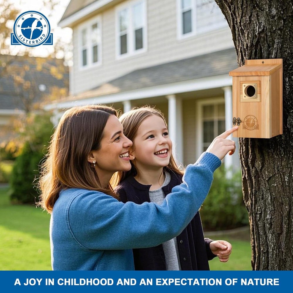 2 Pack Bird Houses Assembly Required