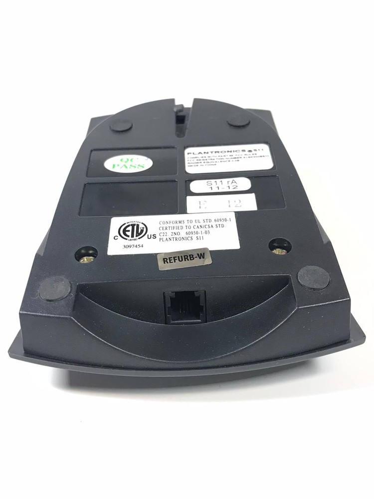 Plantronics S11 Telephone System Adapter Base | Black