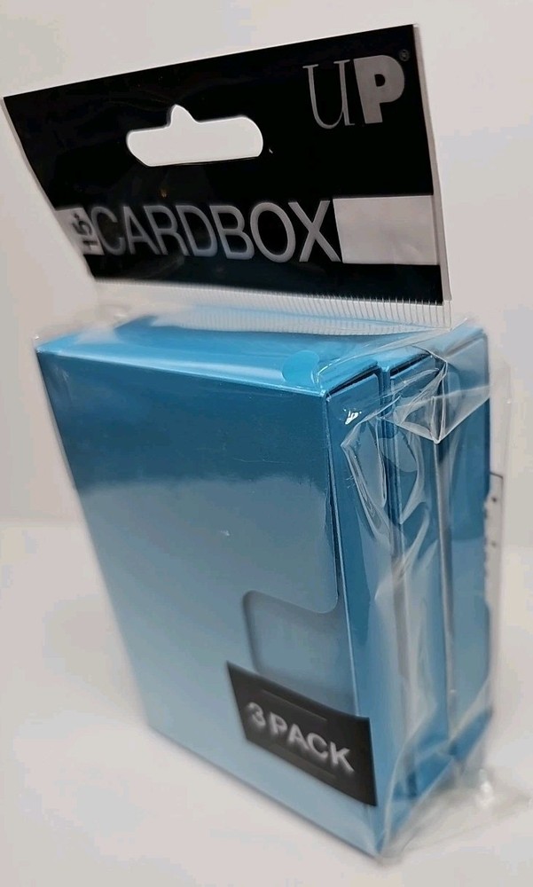 Ultra Pro Light Blue Aqua 15+ Deck Box 3-Pack Cube Draft Storage Newe