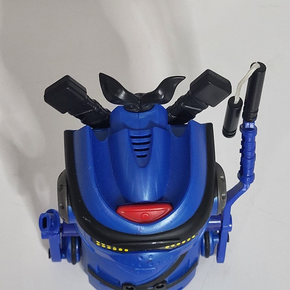 Spinmaster Ninja Bots Battling Robots Blue With Nunchuks Only - Works