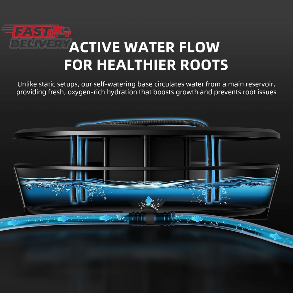 Spider Farmer Gravity-Fed Self-Watering System, 4-Pack Auto Watering System with