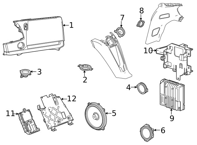 Genuine GM Amplifier 87826269