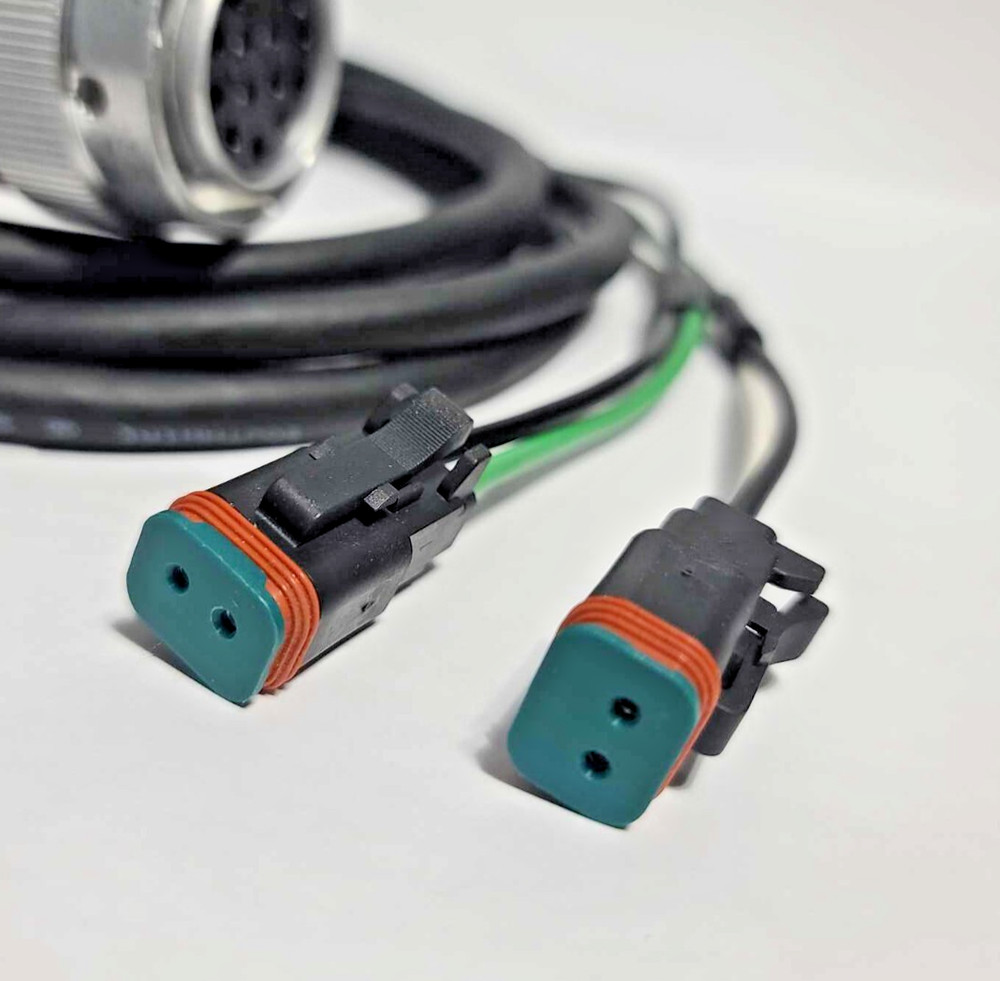 Skid Steer Aux Control Harness 8' - 2 Function Deutsch