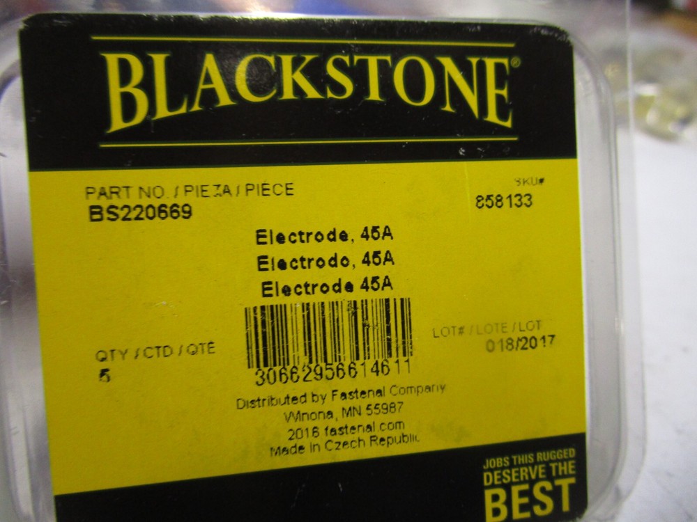Blackstone 45A Electrode QTY 5