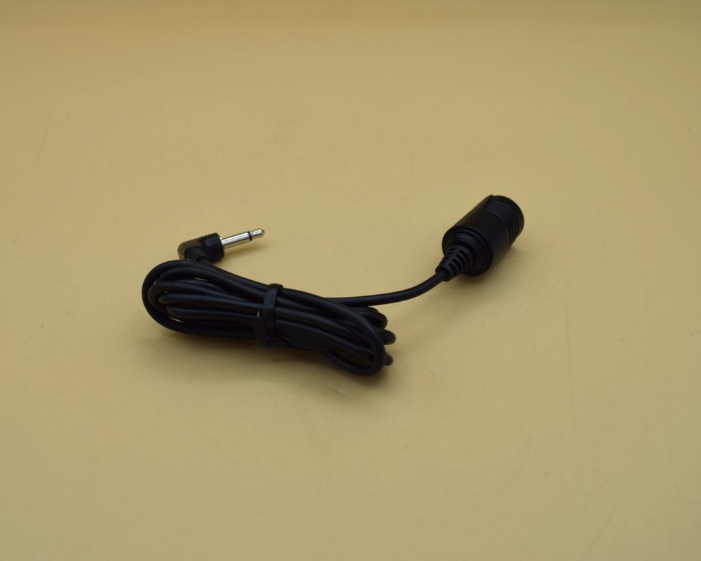 Unbranded Solid Black Microphone With 3.5mm Male Plug In