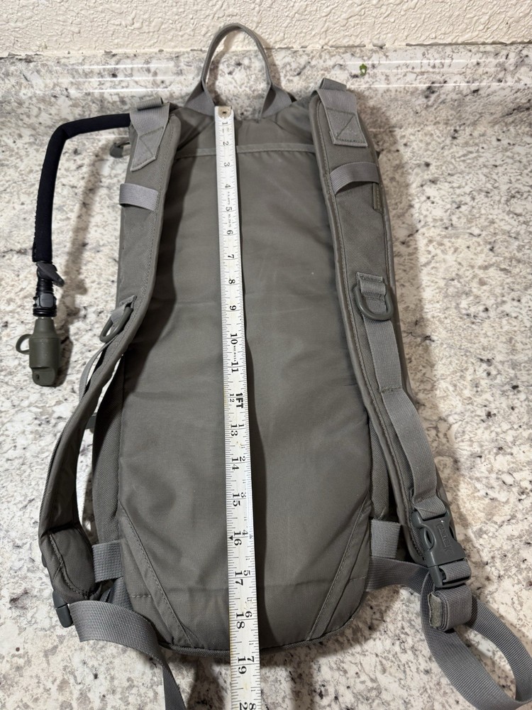 CamelBak Tactical Hydration Pack Gray Hydration System MOLLE Webbing