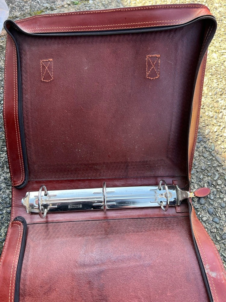 Large tooled leather western portfolio