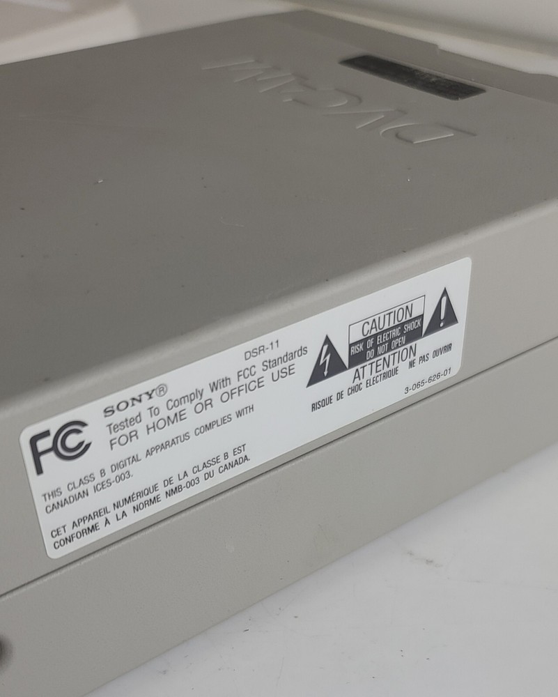 Sony DSR-11 Digital Videocassette Player ~ Working Order