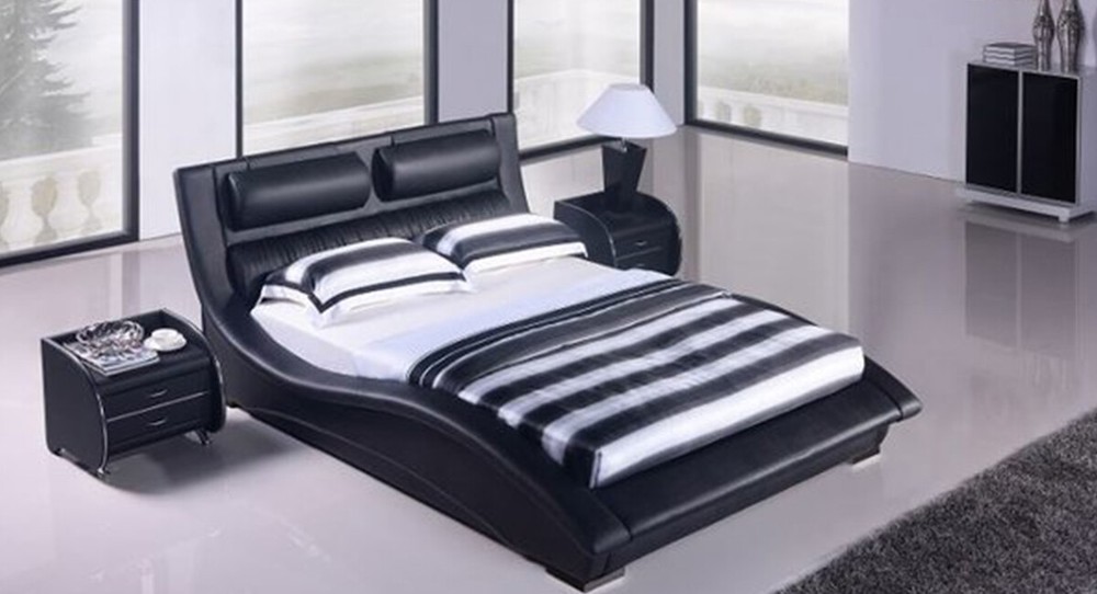 Napoli Modern Bed  King( Black)