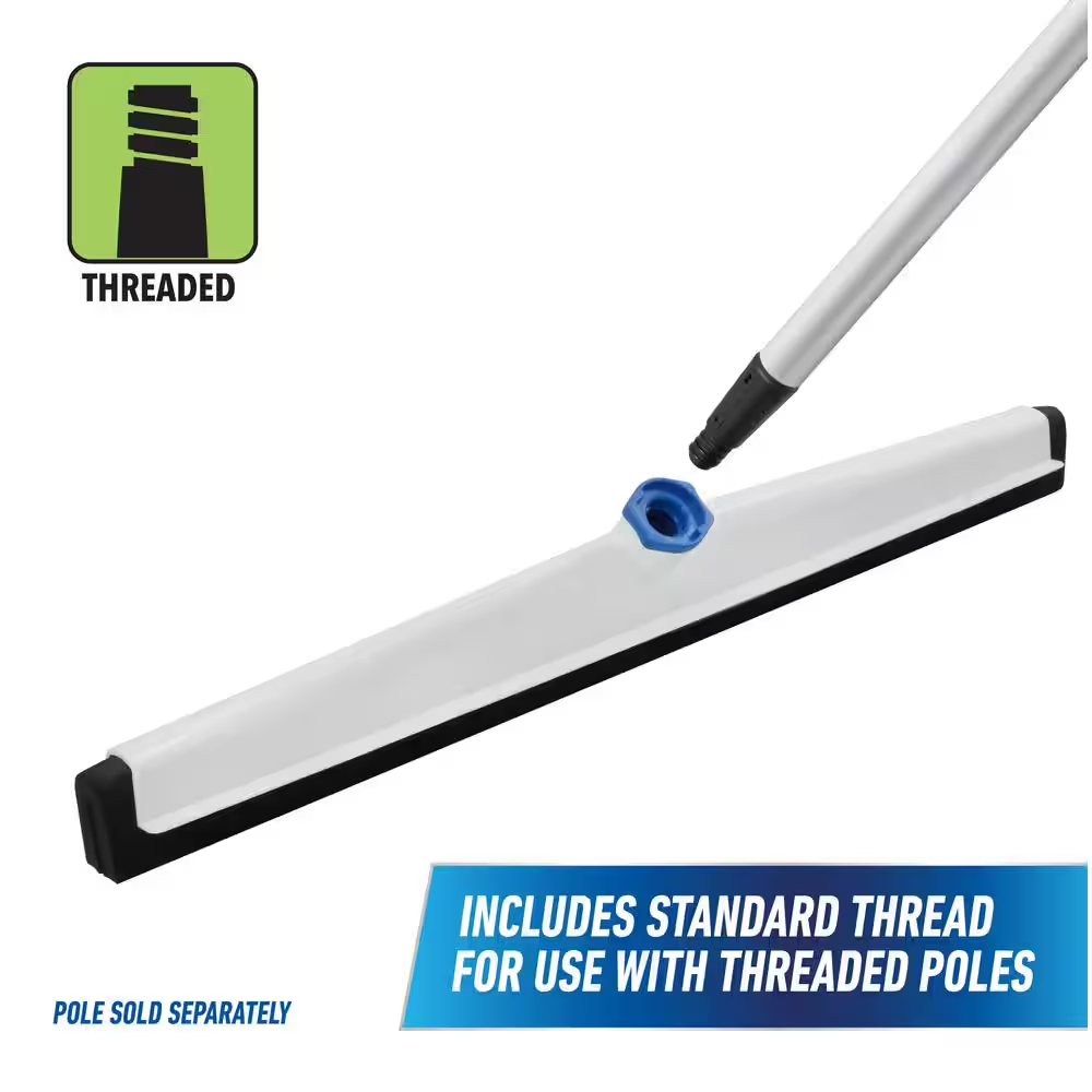 Lock-On 22 In. Foam Floor Squeegee