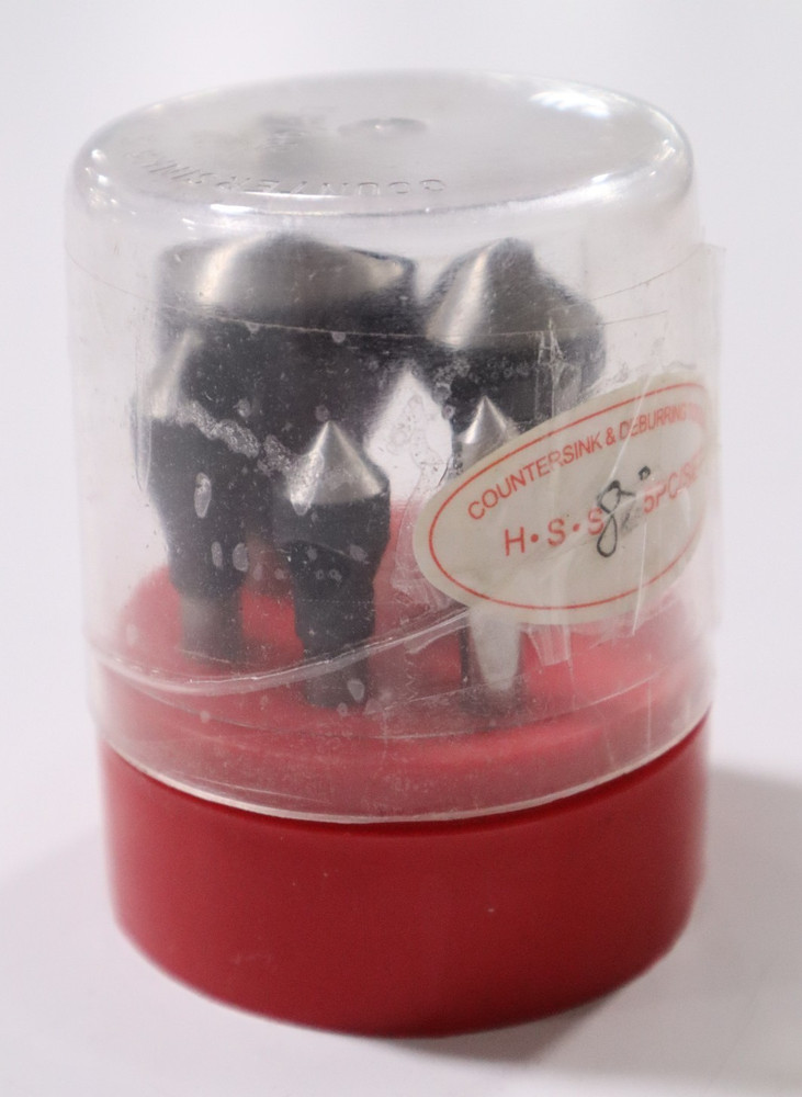 5 PIECE SET, 82°, ZERO FLUTE COUNTERSINK & DEBURRING HSS TOOL SET A016