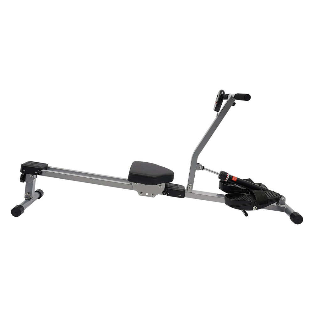 Foldable Rowing Exercise Machine Anti-slip Hydraulic Rowing Machine LED Meter
