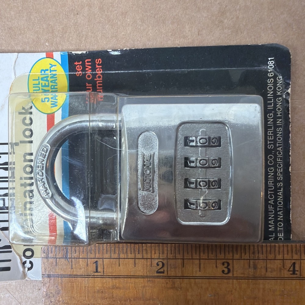 National Mr. Memory Combination Lock V656