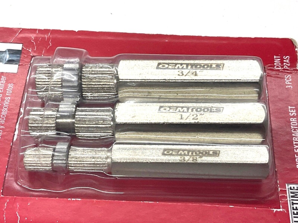 NEW! OEM TOOLS 3-pc. PIPE EXTRACTOR SET, #25441