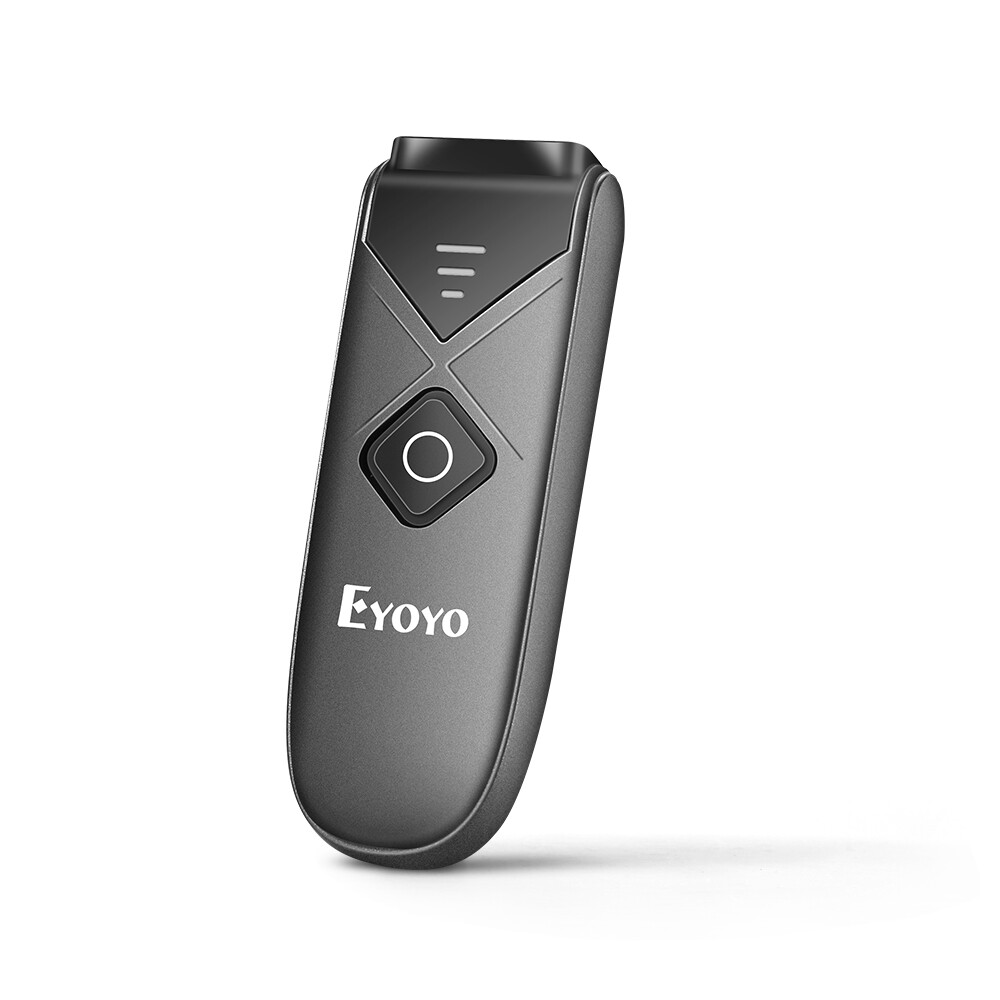 EYOYO Mini Wireless 2D QR Code Barcode Scanner Bluetooth USB Reader for PC Phone