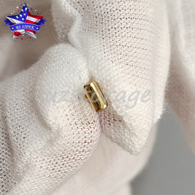 New Gold Curved Rectangle Screw&Bolt Replacement For C ar tier Eyeglasses Frame