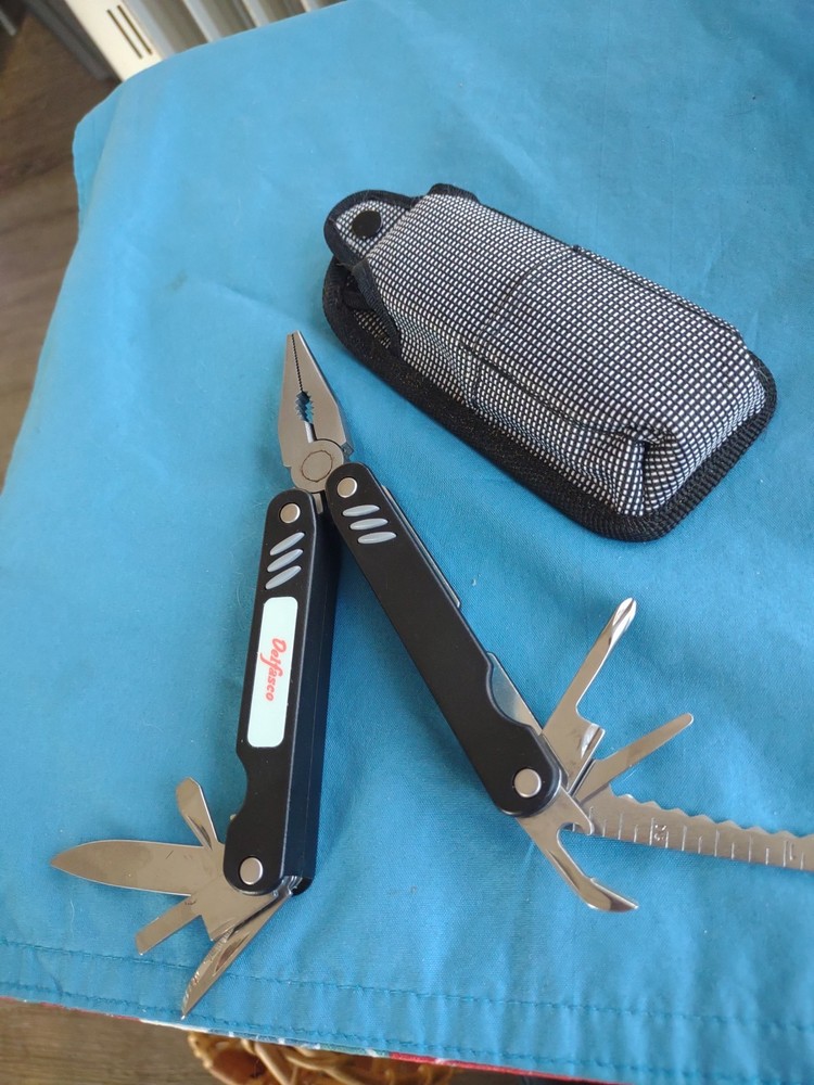 Multi-tool with Belt Clip Case Unbranded Stainless Steel