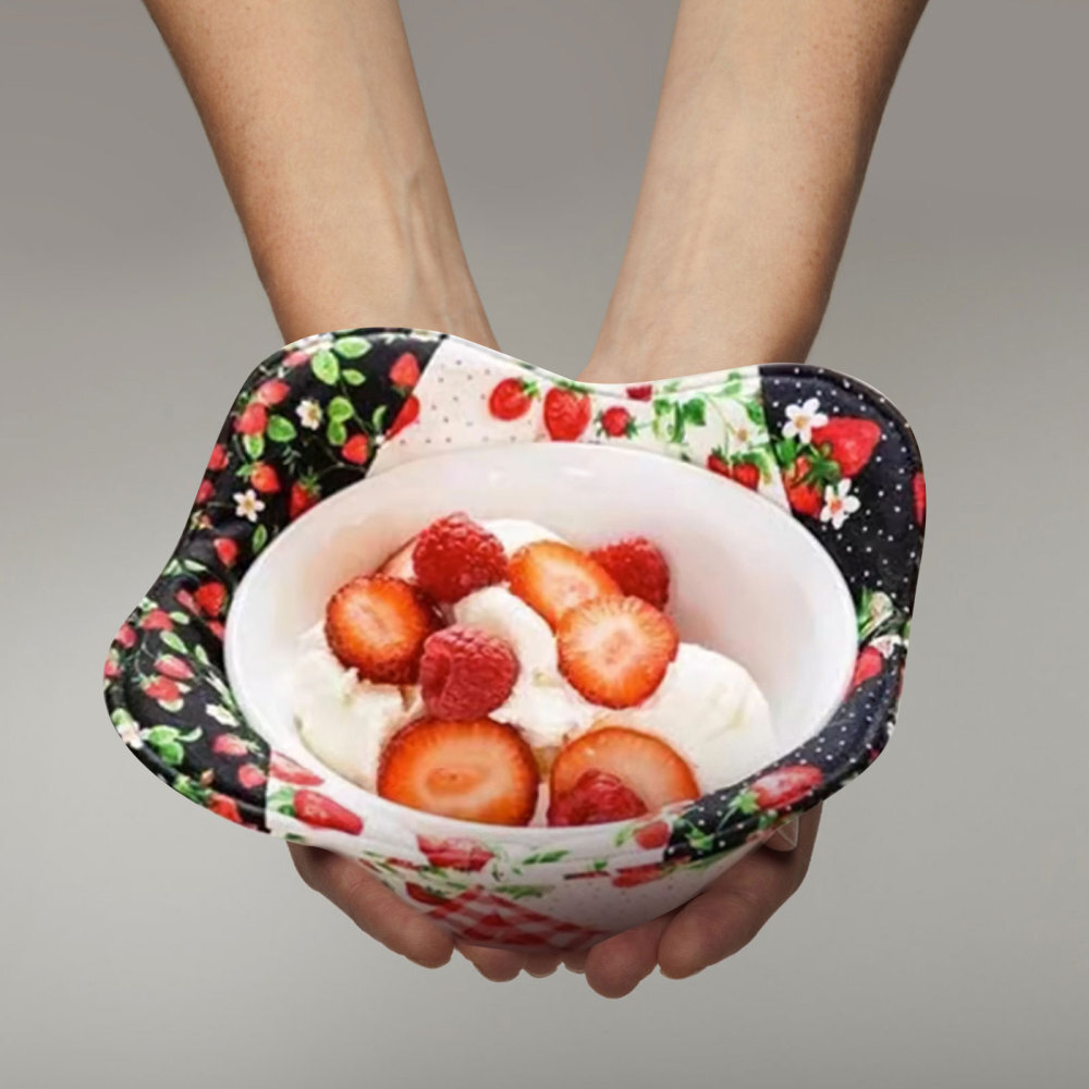 Bowl Cozy Pattern Template Templates Sewing Patchwork Ruler