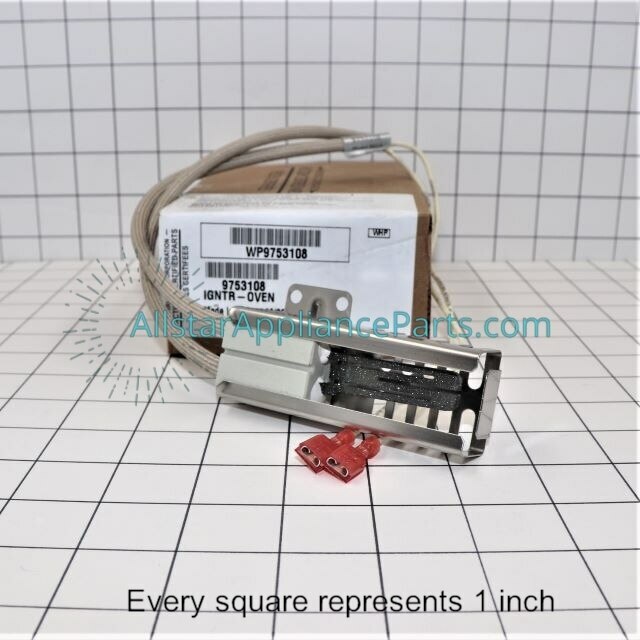 Whirlpool Range/Stove/Oven Igniter WP9753108