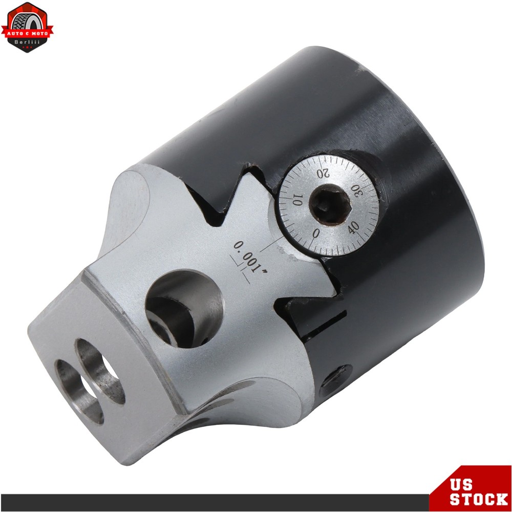 2" High Precision Threaded Boring Head 1-1/2-18" Thread Mount 1/2" Hole Size