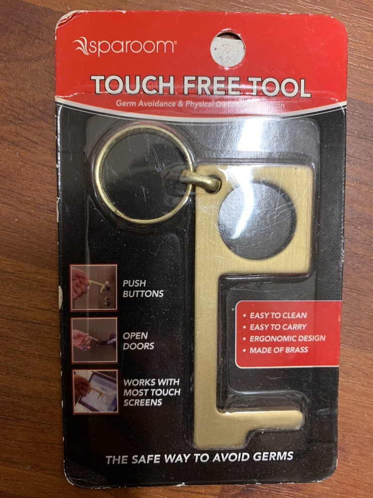 Sparoom Touch Free Brass Tool for Germ Avoidance & Physical Distancing (90 units