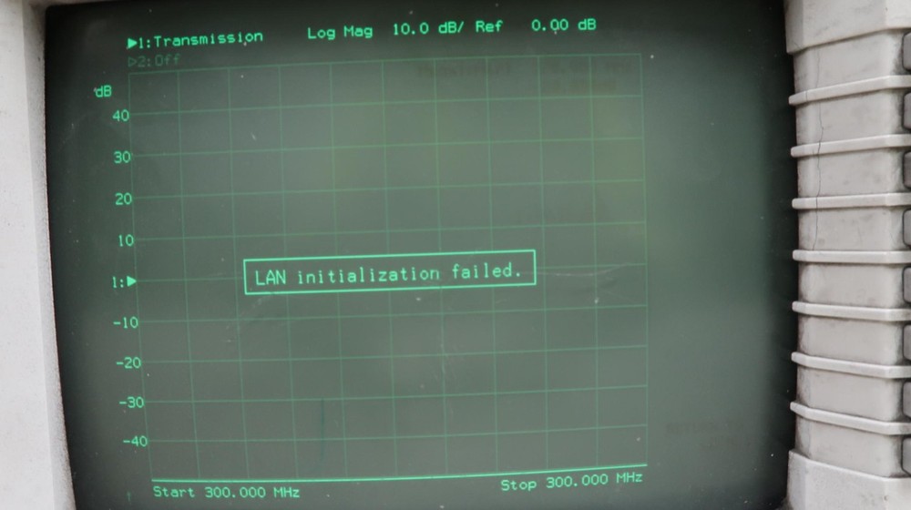 HP 8712ET RF NETWORK ANALYZER M0264