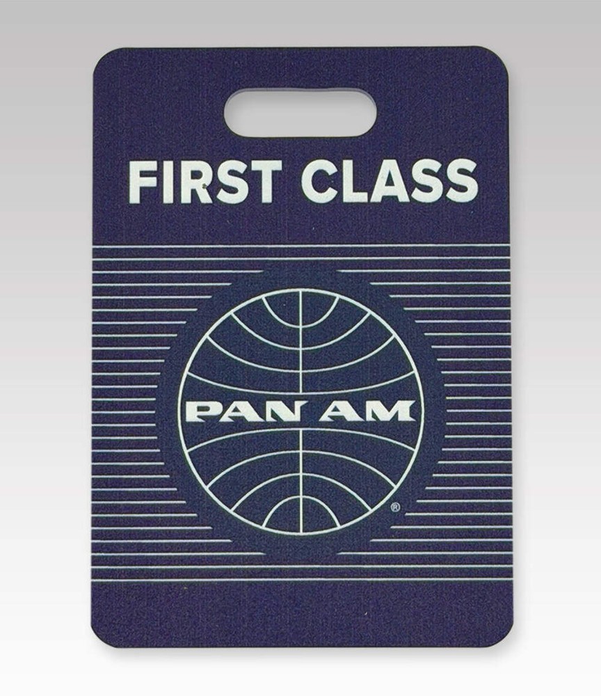 Pan Am First Class Luggage Tag