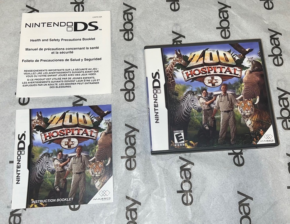 Nintendo DS OEM Replacement Game Case Only w/ Manual & Inserts *NO GAMES*