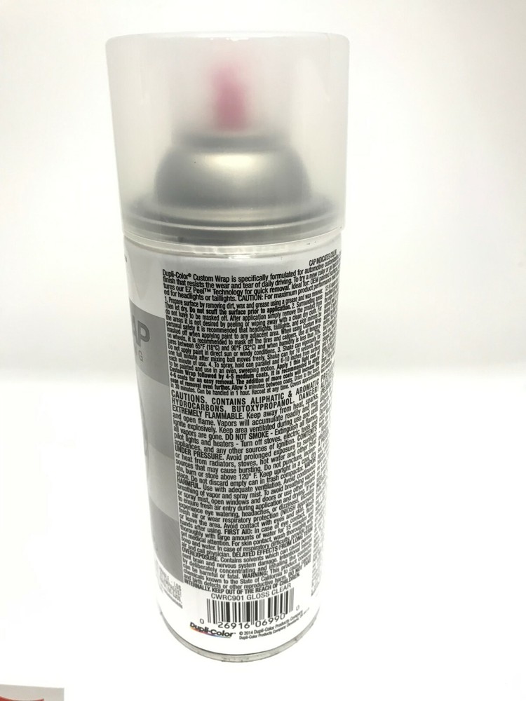Duplicolor CWRC901-2 PACK GLOSS CLEAR CustomWrap - EZ Peel Technology - 11oz