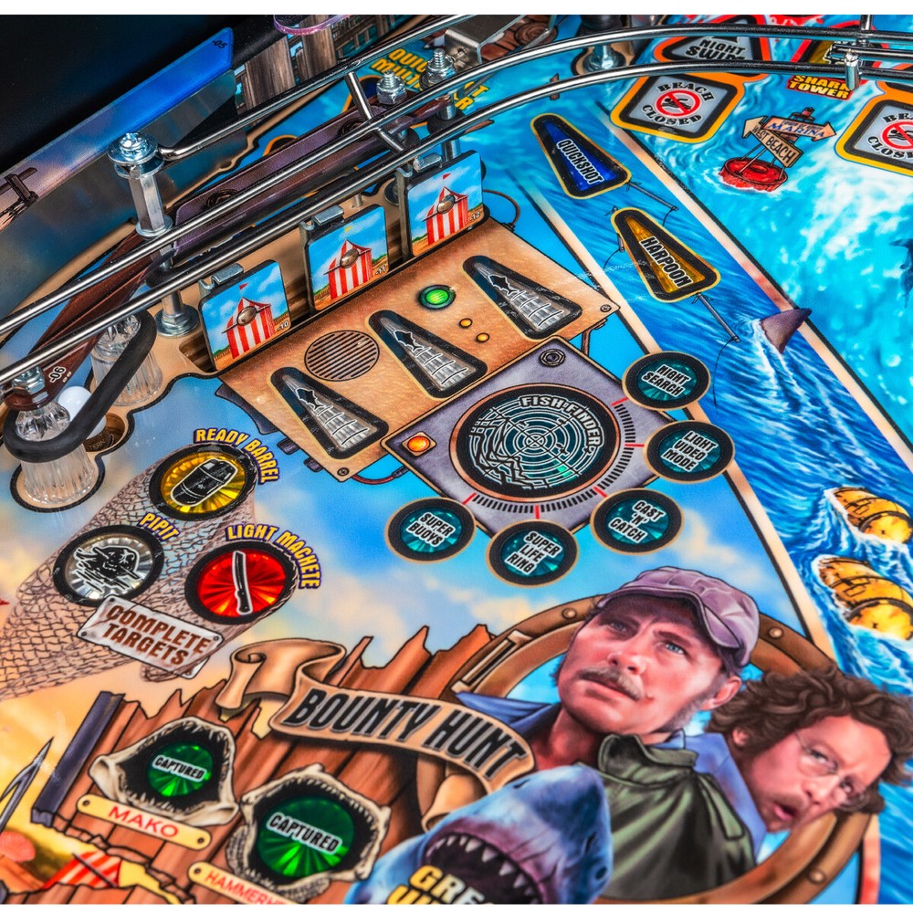 Stern Jaws Pro Pinball Machine With Installed Shaker Motor