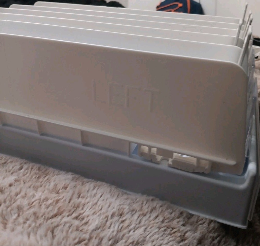Push Style Merchandise Display Tray 5 Slots Spring Retract Ez Loader 14"